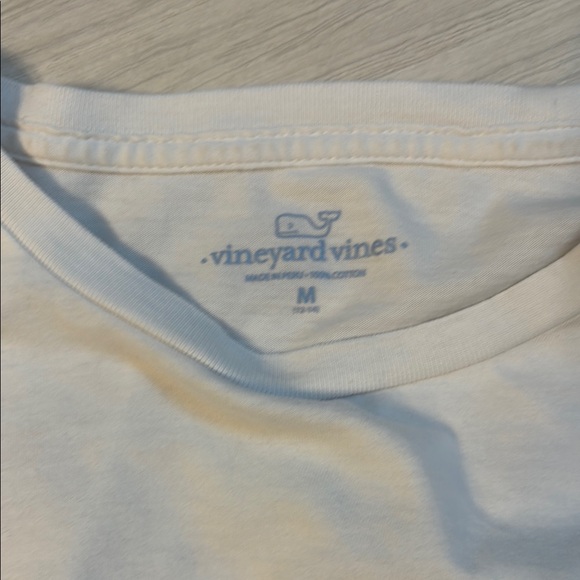 Boys Vineyard Vines American Flag White Long Sleeve Kids Tee. Size M (12-14) - Picture 8 of 9